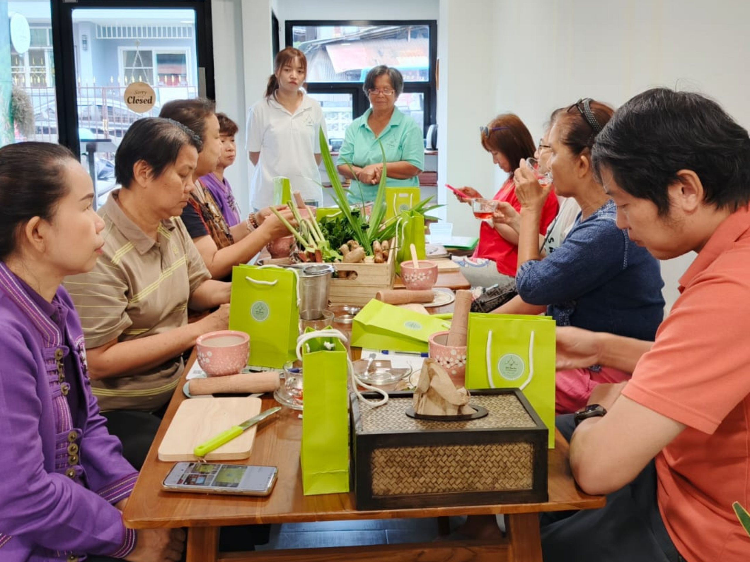 Integrated Herbal Journey : Thai Herbal Inhaler, Herbal Tea & Herbal Massage Ball Workshop